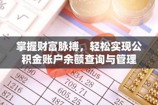 诸城掌握财富脉搏，轻松实现公积金账户余额查询与管理