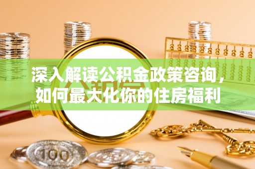 诸城深入解读公积金政策咨询，如何最大化你的住房福利