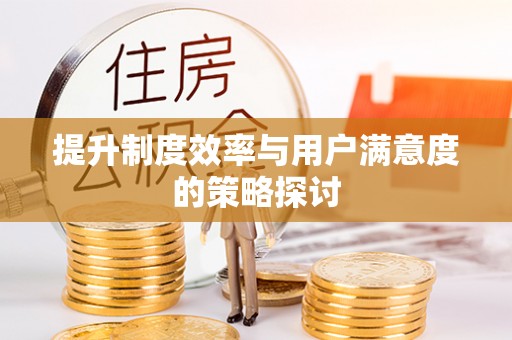 诸城提升制度效率与用户满意度的策略探讨